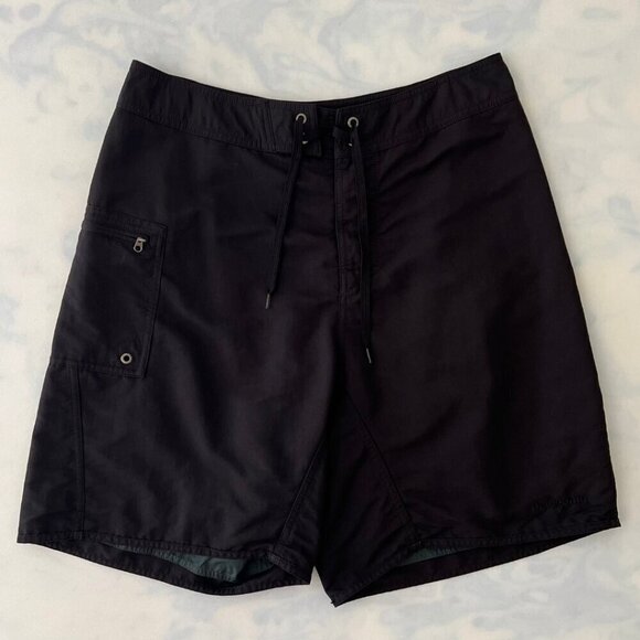 Patagonia Men's Black Board Swim Shorts - Picture 1 of 5